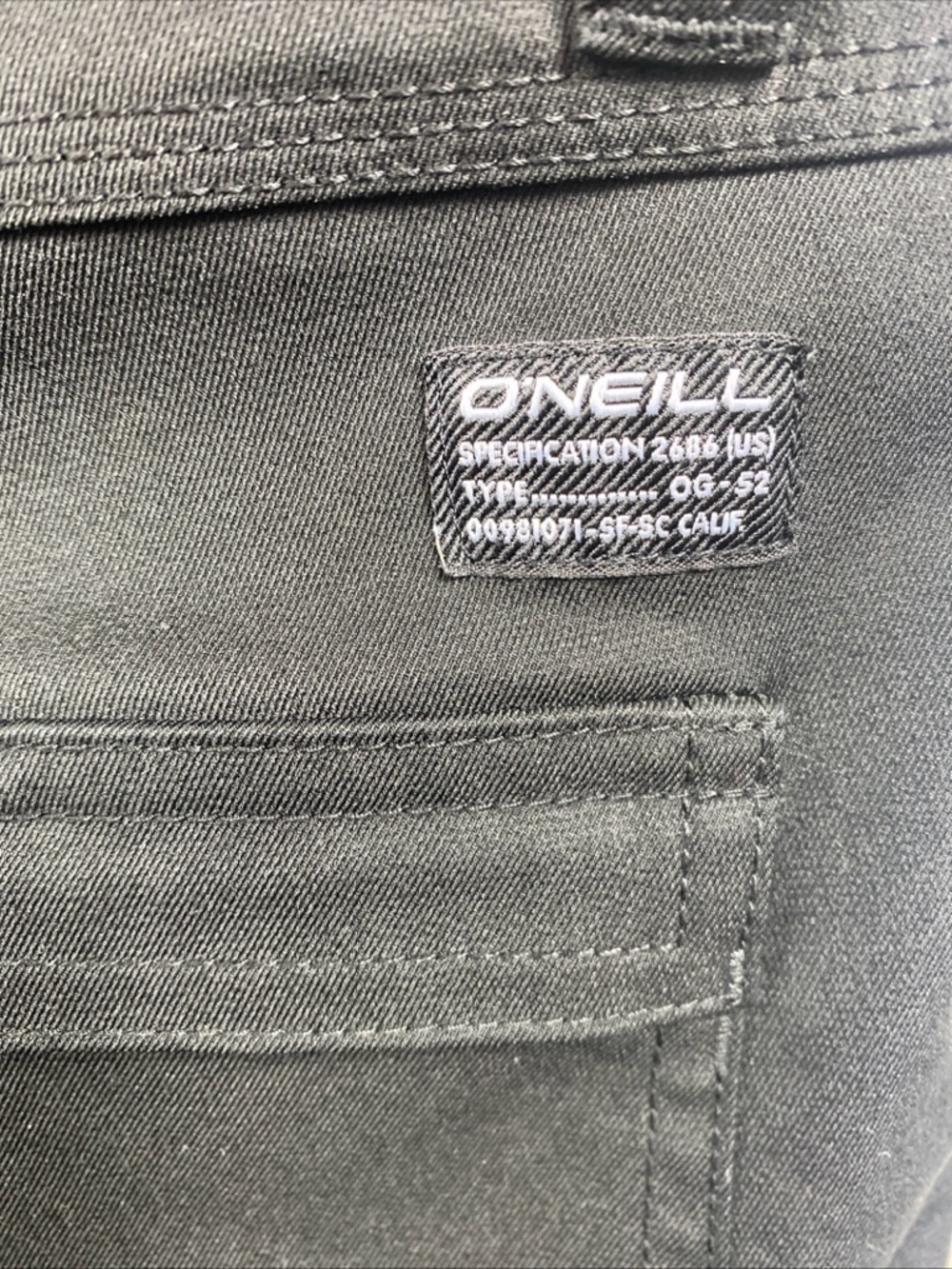 ONeill Pants Mens 32 Black Hybrid Hyperdry Modern Fit Stretch Active Golf Casual - Picture 4 of 7